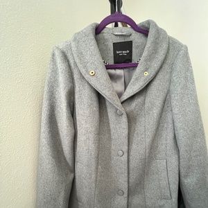 Kate Spade Grey Coat Women M